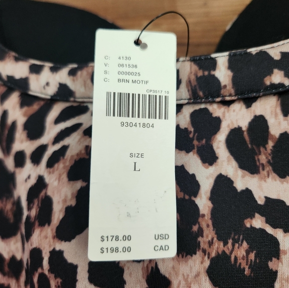 NWT Dhruv Kapoor Leopard Mini Dress Size Large - Picture 7 of 8